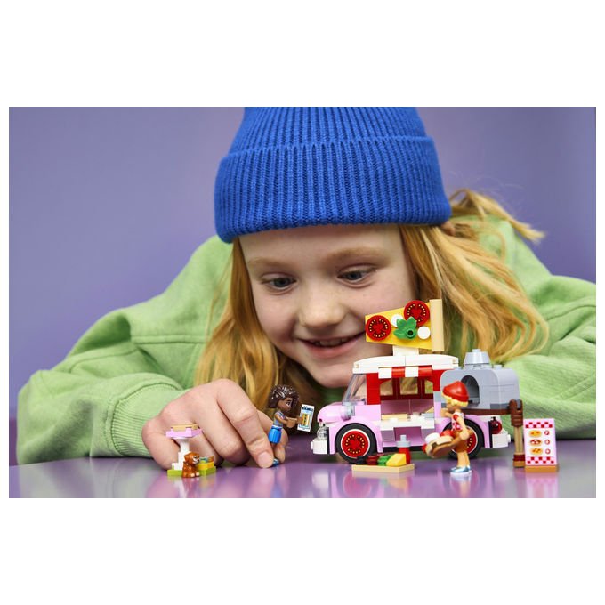 Lego 42694 Friends Set da Costruzione Furgone delle Pizze 190 Pezzi 2 Minidoll 6+ colore Multicolore
