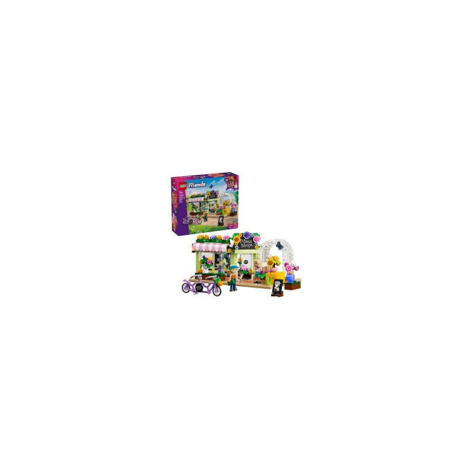Lego 42693 Friends Negozio di Fiori Creativo Set Costruzioni 377 Pezzi 2 Minidoll Nova e Astrid da 7 Anni