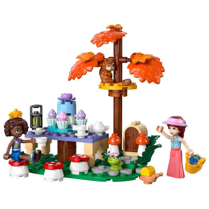 Lego 42690 Friends Tea Party nella Foresta Set Costruzioni 116 Pezzi con 2 Mini Bamboline e 3 Animali da 6 Anni