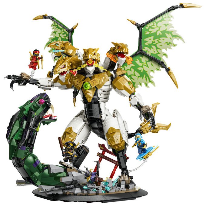 Lego 71872 Ninjago Set da costruzione Battaglia dell'Ultra Drago 2178 pezzi 4 Minifigure da 12 anni