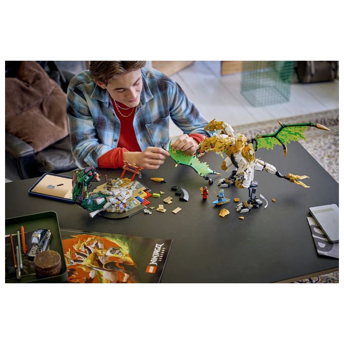 Lego 71872 Ninjago Set da costruzione Battaglia dell'Ultra Drago 2178 pezzi 4 Minifigure da 12 anni