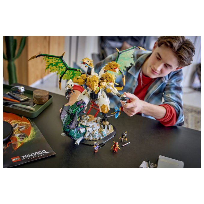 Lego 71872 Ninjago Set da costruzione Battaglia dell'Ultra Drago 2178 pezzi 4 Minifigure da 12 anni