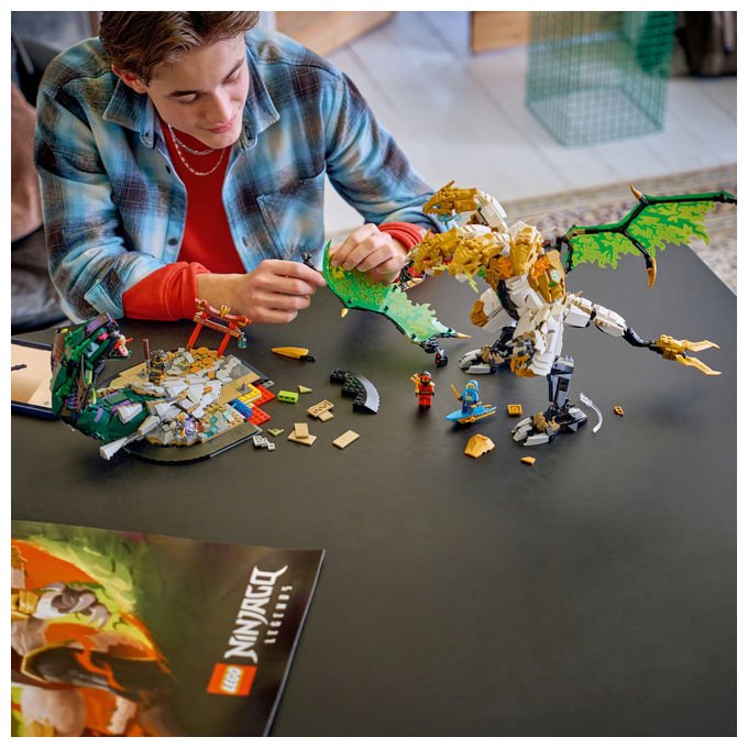 Lego 71872 Ninjago Set da costruzione Battaglia dell'Ultra Drago 2178 pezzi 4 Minifigure da 12 anni
