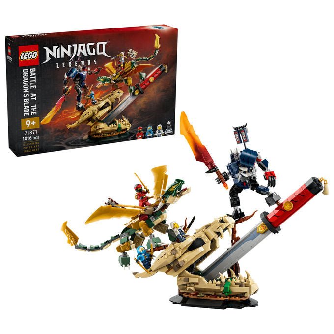 Lego 71871 NINJAGO Legends Set da costruzione Battaglia alla Lama del Drago 1016 pezzi 4 Minifigure per bambini 9+