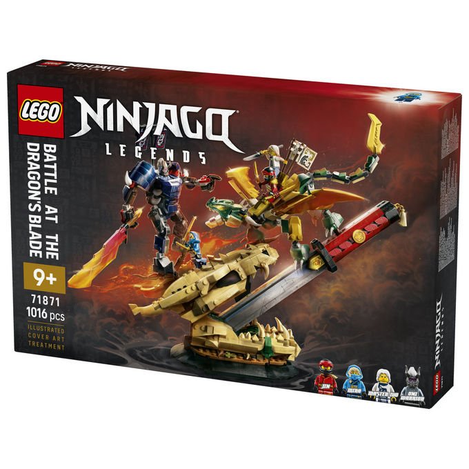 Lego 71871 NINJAGO Legends Set da costruzione Battaglia alla Lama del Drago 1016 pezzi 4 Minifigure per bambini 9+