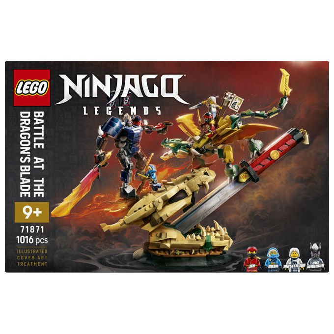 Lego 71871 NINJAGO Legends Set da costruzione Battaglia alla Lama del Drago 1016 pezzi 4 Minifigure per bambini 9+
