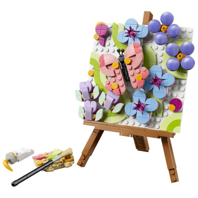 Lego 31390 Creator Set da Costruzione 3in1 Dipinto Floreale Decorativo 348 pezzi da 8 anni colore Multicolore