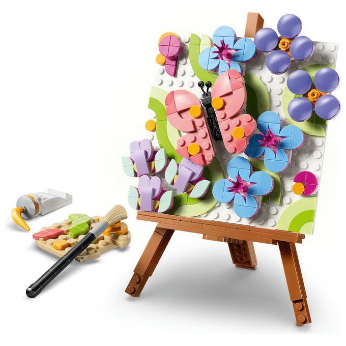 Lego 31390 Creator Set da Costruzione 3in1 Dipinto Floreale Decorativo 348 pezzi da 8 anni colore Multicolore