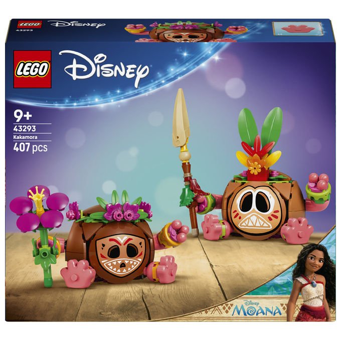 Lego 43293 Disney Vaiana Set da Costruzione Kakamora 407 Pezzi 2 Personaggi 9+