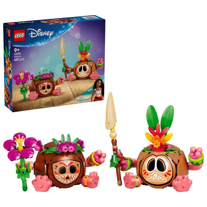 Lego 43293 Disney Vaiana Set da Costruzione Kakamora 407 Pezzi 2 Personaggi 9+