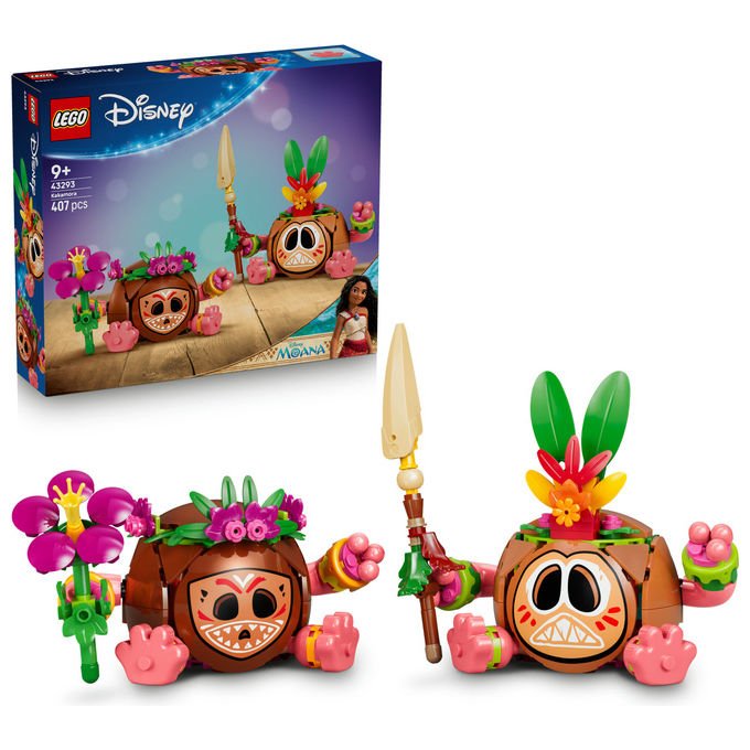 Lego 43293 Disney Vaiana Set da Costruzione Kakamora 407 Pezzi 2 Personaggi 9+