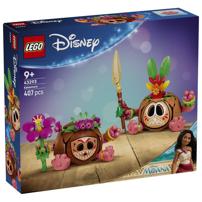 Lego 43293 Disney Vaiana Set da Costruzione Kakamora 407 Pezzi 2 Personaggi 9+