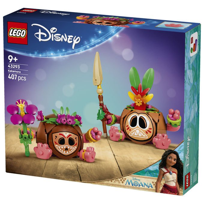 Lego 43293 Disney Vaiana Set da Costruzione Kakamora 407 Pezzi 2 Personaggi 9+