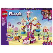Lego 42700 Friends Ruota Panoramica Dolci e Cupcake Set da costruzione 602 pezzi 3 Mini Bamboline 7 anni colore Multicolore