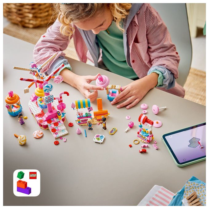 Lego 42700 Friends Ruota Panoramica Dolci e Cupcake Set da costruzione 602 pezzi 3 Mini Bamboline 7 anni colore Multicolore