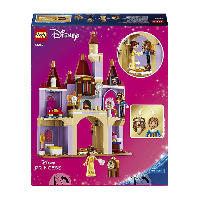Lego 43289 Disney Princess Belle e il Castello Incantato della Bestia Set Costruzioni 254 pezzi 4 Personaggi per Bambini 5 anni