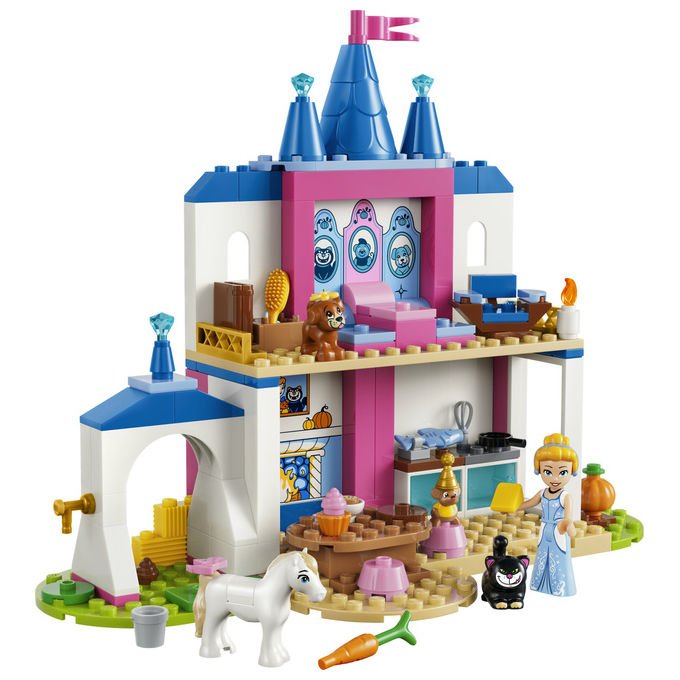 Lego 43283 Disney Princess Set da Costruzione Castello degli Amici Animali di Cenerentola 149 pezzi 4+