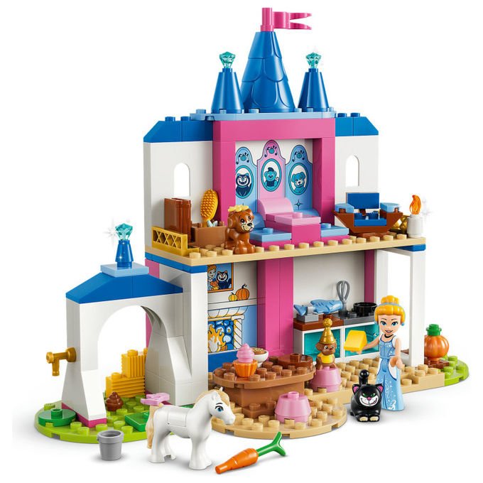 Lego 43283 Disney Princess Set da Costruzione Castello degli Amici Animali di Cenerentola 149 pezzi 4+