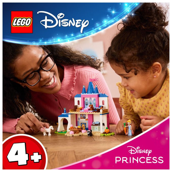 Lego 43283 Disney Princess Set da Costruzione Castello degli Amici Animali di Cenerentola 149 pezzi 4+