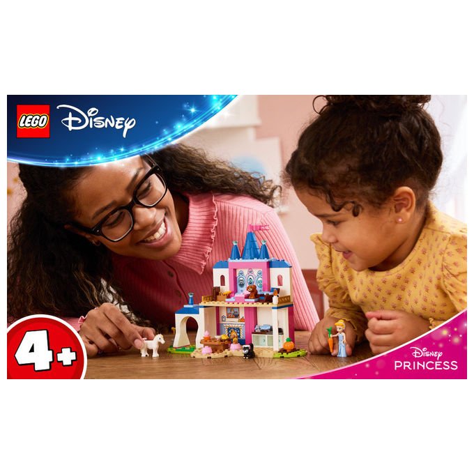 Lego 43283 Disney Princess Set da Costruzione Castello degli Amici Animali di Cenerentola 149 pezzi 4+
