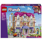 Lego 42704 Friends Grand Hotel di Heartlake City Set da costruzione 1406 pezzi 6 Mini Bamboline 2 Animali colore Multicolore