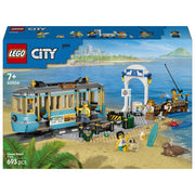 Lego 60506 City Tram Classico della Spiaggia Set da Costruzione 693 Pezzi 5 Minifigure per Bambini 7+