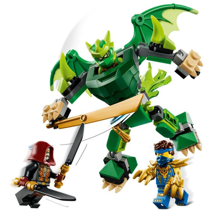 Lego 71862 NINJAGO Dragons Rising Set da Costruzione Mech Drago di Lloyd con 3 Minifigure 81 pezzi eta' 6+
