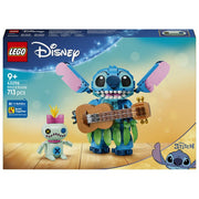 Lego 43296 Disney Stitch e Scrump Set da Costruzione 713 Pezzi 2 Action Figure con Accessori per Bambini 9+ colore Multicolore
