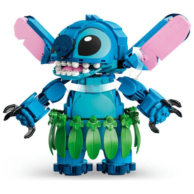 Lego 43296 Disney Stitch e Scrump Set da Costruzione 713 Pezzi 2 Action Figure con Accessori per Bambini 9+ colore Multicolore