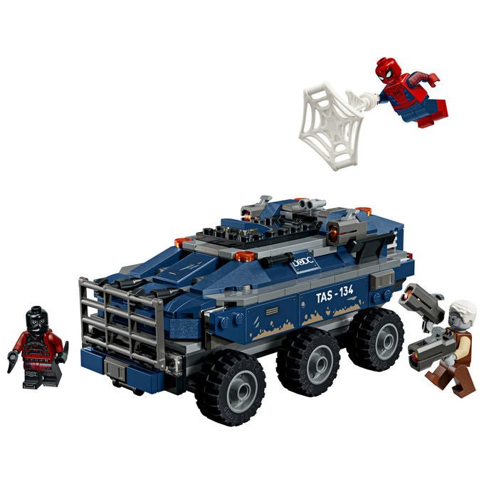 Lego 76349 Marvel Spider-Man Set da Costruzione Inseguimento Trasportatore Detenuti 367 Pezzi 4 Minifigure 8+ Anni colore Multicolore
