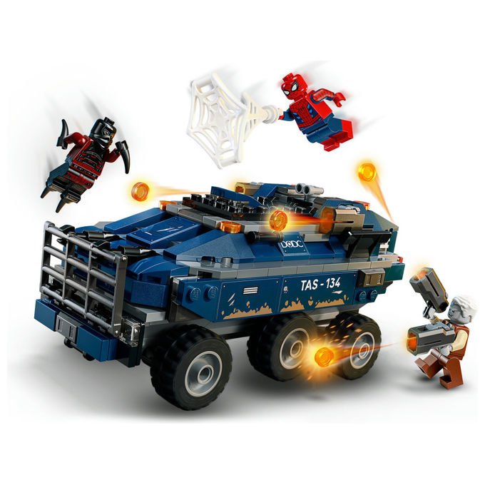 Lego 76349 Marvel Spider-Man Set da Costruzione Inseguimento Trasportatore Detenuti 367 Pezzi 4 Minifigure 8+ Anni colore Multicolore