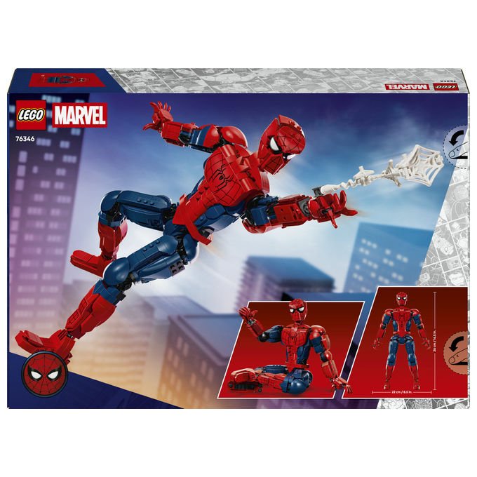 Lego 76346 Marvel Personaggio di Spider-Man Set da Costruzione 813 pezzi 36 cm 24 articolazioni con Minifigure