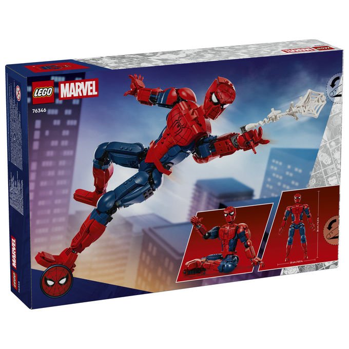 Lego 76346 Marvel Personaggio di Spider-Man Set da Costruzione 813 pezzi 36 cm 24 articolazioni con Minifigure