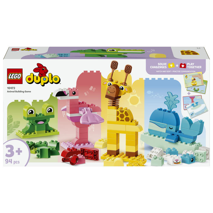 Lego 10472 DUPLO Gioco di Costruzione degli Animali Set Mattoncini 94 pezzi da 3 anni