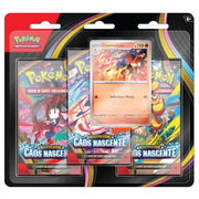 Pokémon 10-10401-104 Megaevoluzione Caos Nascente Blister 3 Buste GCC TCG con Carta Promozionale Olografica Charmeleon Edizione Italiana