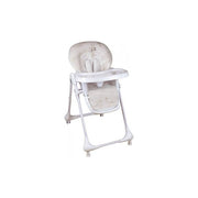 Pali Style Savana Seggiolone Pappa dalla Nascita a 36 Mesi Seduta 7 Altezze Schienale 3 Posizioni Cintura 5 Punti colore Bianco e Beige