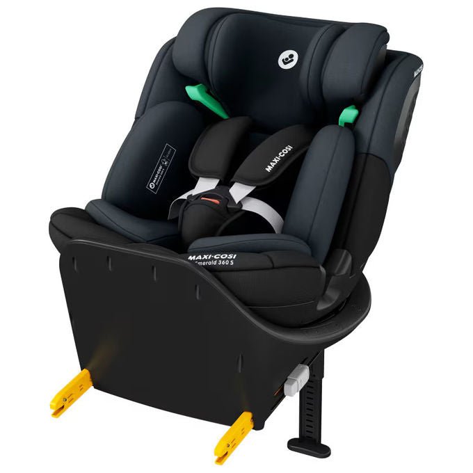 Maxi-Cosi 01638PNK Emerald 360 S Seggiolino auto girevole i-Size 0-12 anni 40-150 cm rotazione 360° protezione G-CELL colore Tonal Truffle