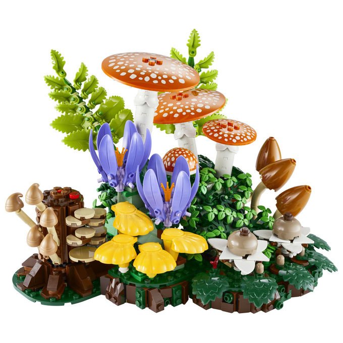 Lego 11505 Botanicals Funghi del Bosco Set da Costruzione per Adulti 806 pezzi Multicolore
