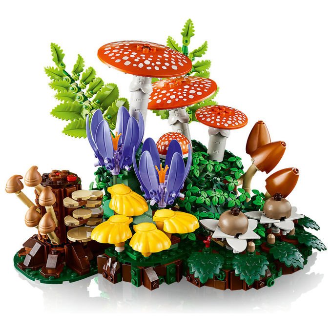 Lego 11505 Botanicals Funghi del Bosco Set da Costruzione per Adulti 806 pezzi Multicolore