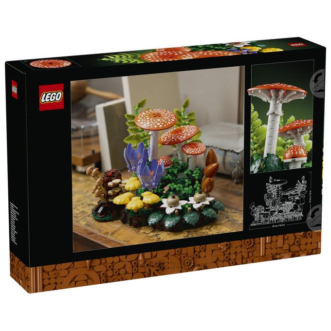 Lego 11505 Botanicals Funghi del Bosco Set da Costruzione per Adulti 806 pezzi Multicolore