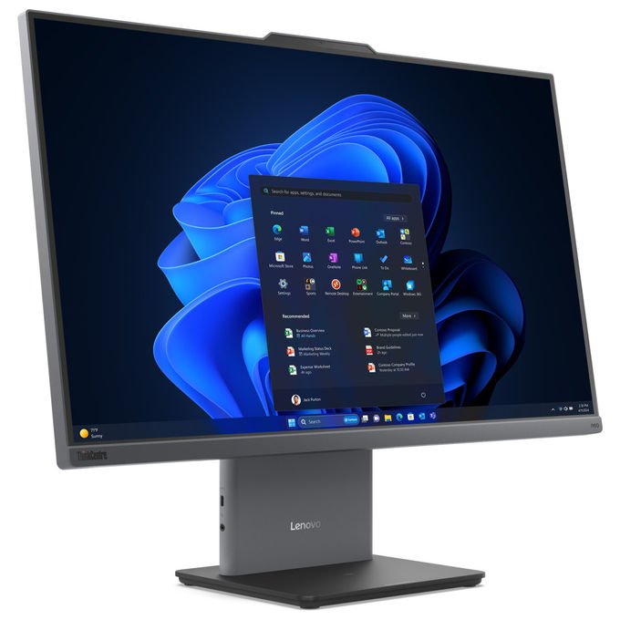 Lenovo 13F80006IX ThinkCentre neo 55a 24 Gen 6 PC All-in-one AMD Ryzen AI 7 350 16 GB DDR5 512 GB SSD 23.8'' Full HD IPS Wi-Fi 6 Windows 11 Pro colore Grigio
