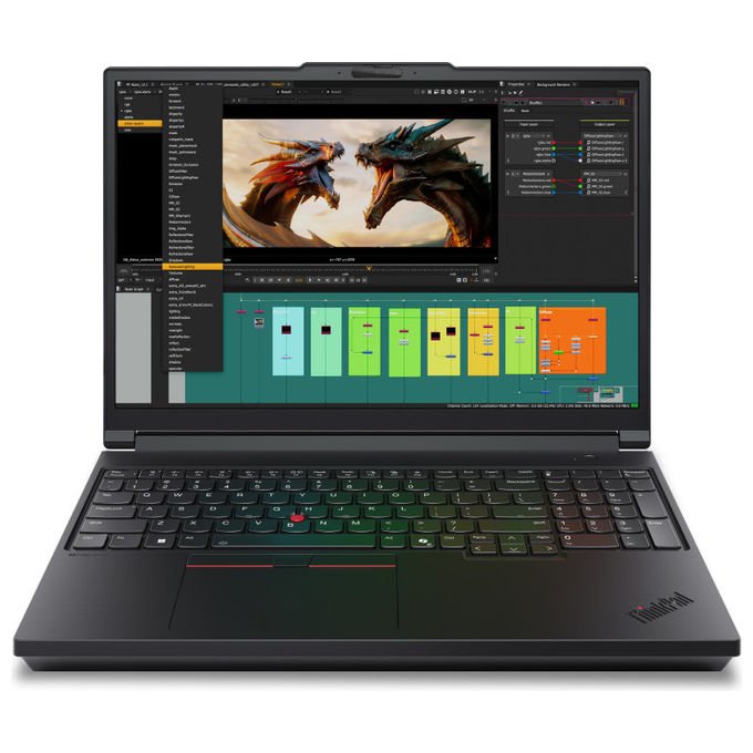 Lenovo 21RQ004LIX ThinkPad P16 Gen 3 Workstation Mobile 16'' Intel Core Ultra 9 275HX 32 GB DDR5 1 TB SSD NVIDIA RTX PRO 2000 Blackwell Wi-Fi 7 Windows 11 Pro colore Nero