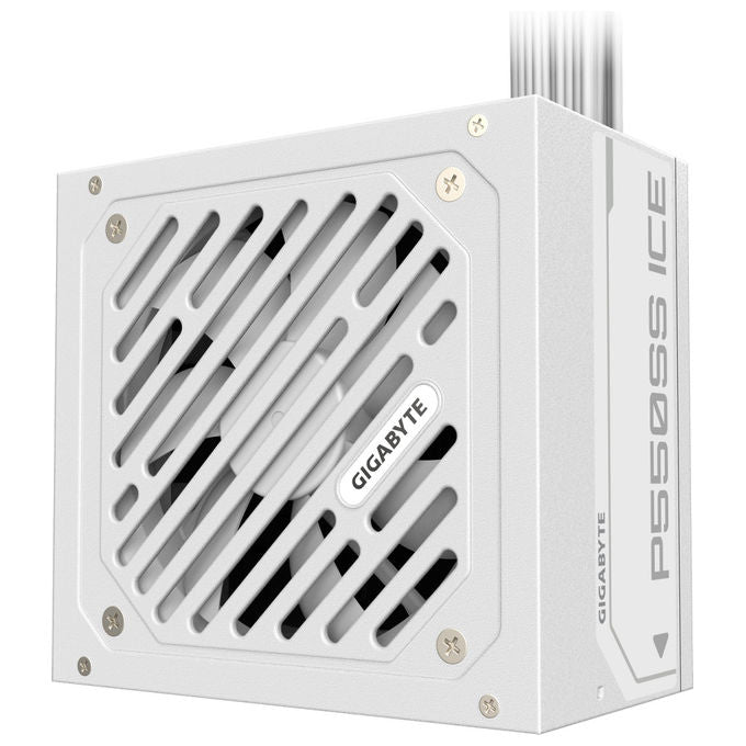 Gigabyte GP-P550SS ICE EU Alimentatore ATX 550W 80 PLUS Silver PCIe 5.0 ATX 3.1 Ventola 120 mm Non modulare colore Bianco