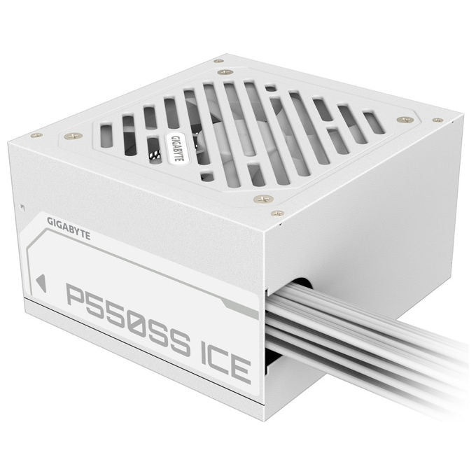 Gigabyte GP-P550SS ICE EU Alimentatore ATX 550W 80 PLUS Silver PCIe 5.0 ATX 3.1 Ventola 120 mm Non modulare colore Bianco
