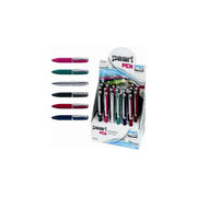 Niji 3814 Penna a sfera mini retrattile a scatto in metallo 10 cm confezione 24 pz colore Multicolore