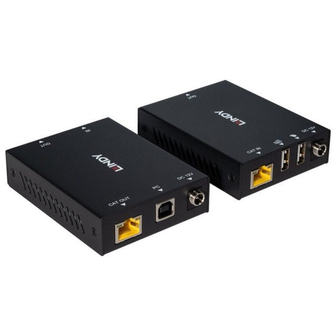 Lindy 39350 Extender KVM HDMI USB Cat.6 Full HD 1080p 60Hz 100 m colore Nero