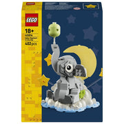 Lego 40814 Iconic Set da Costruzione Baby Elefantino tra le Stelle 402 pezzi Regalo Neogenitori colore Multicolore