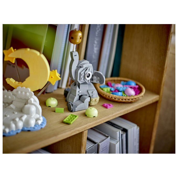 Lego 40814 Iconic Set da Costruzione Baby Elefantino tra le Stelle 402 pezzi Regalo Neogenitori colore Multicolore