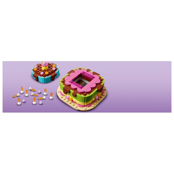 Lego 40815 Iconic Set da Costruzione Torta della Festa di Compleanno 219 Pezzi 7+ anni colore Multicolore