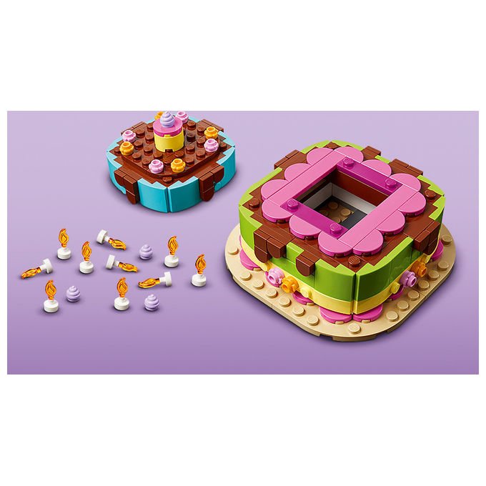 Lego 40815 Iconic Set da Costruzione Torta della Festa di Compleanno 219 Pezzi 7+ anni colore Multicolore